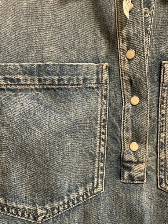 Madewell Denim Shirt Dress | size M | NWT - Picture 3 of 4